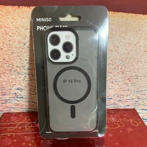 Miniso Gray Phone Case for iP 16 Pro